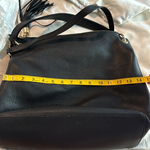 Pre owned Gucci black leather bag with interlocking G logo - Picture 14 of 14